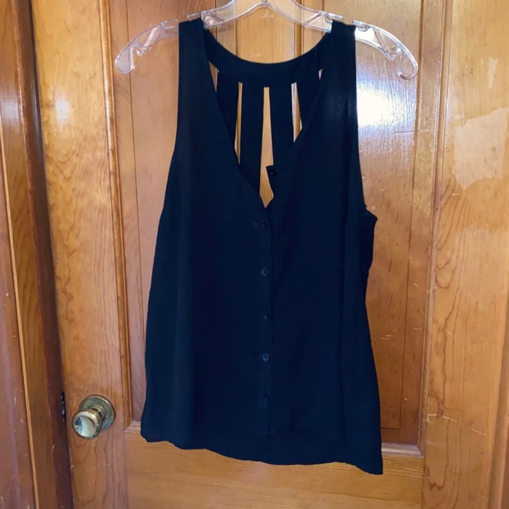 Button up tank top